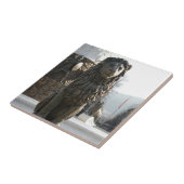 Löwe-Statue Fliese (Seite)