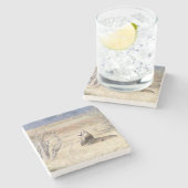 Löwe Steinuntersetzer (Seitenansicht)