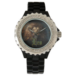 Löwe Sternzeichen Armbanduhr