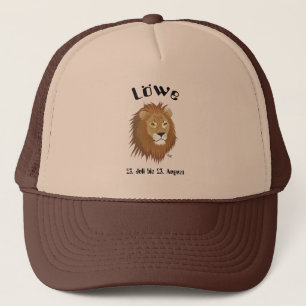 Löwe - Sternzeichen Cap Truckerkappe