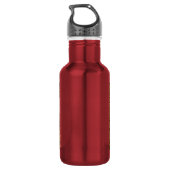 Löwe Sternzeichen Edelstahlflasche (Rückseite)