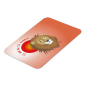Löwe - Sternzeichen für Flexi-Muster Magnet (Linke Seite)