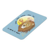 Löwe - Sternzeichen für Flexi-Muster Magnet (Linke Seite)