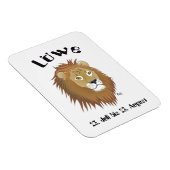 Löwe - Sternzeichen für Flexi-Muster Magnet (Rechte Seite)