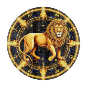 🦁 Löwe Sternzeichen Himmelsstern Symbol Geschenk Schneidebrett