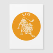 Löwe, Sternzeichen, Horoskop, Astrologie Magneteinladung (Vorderseite)
