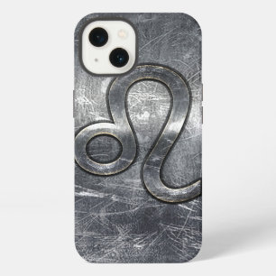 Löwe-Sternzeichen im Industrie-Stil iPhone 13 Hülle