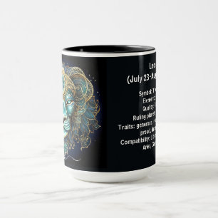 Löwe-Sternzeichen-Kunst für 23. Juli–22. August Tasse