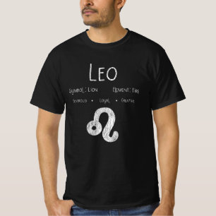 Löwe Sternzeichen Löwe Feuer Astrologie Geburtstag T-Shirt