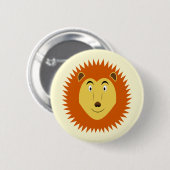 Löwe Sternzeichen Löwe Geburtstag Button (Vorne & Hinten)