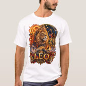 Löwe Sternzeichen Löwe Himmelskörper Astrologie Ho T-Shirt (Vorderseite)