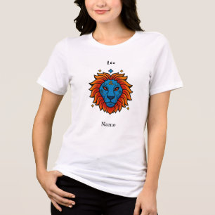 Löwe Sternzeichen Pop Art - Retro Löwe Illustratio Tri-Blend Shirt