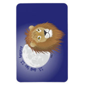 Löwe - Sternzeichen Premium Flexi Magnet (Vertikal)