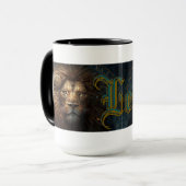 Löwe-Sternzeichen Tasse (Vorderseite Links)