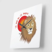 Löwe - Sternzeichen Uhr (Winkel)