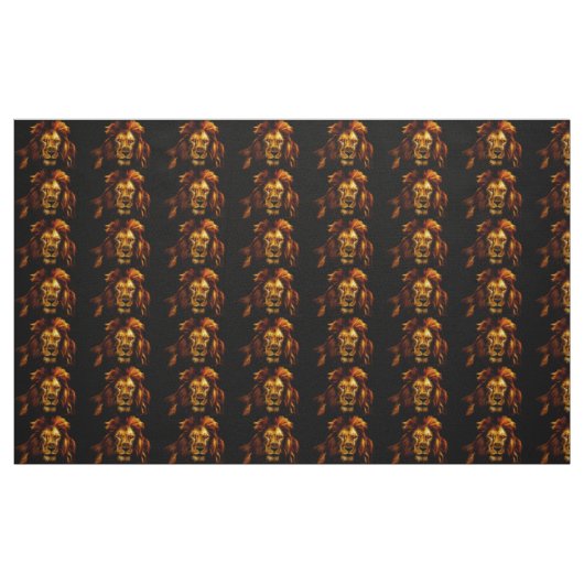 Löwe Stoff (Fat Quarter (45,7 x 55,9 cm))