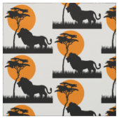 Löwe Stoff (Muster)