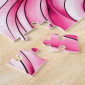 Löwe-Stolz-Mandala-Regenbogen-Strudel Puzzle (Seite)