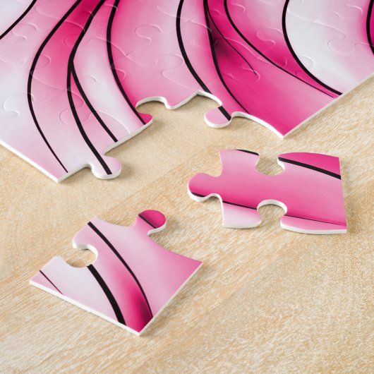 Löwe-Stolz-Mandala-Regenbogen-Strudel Puzzle (Seite)