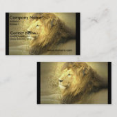 Löwe-Stolz-Visitenkarte Visitenkarte (Vorne/Hinten)