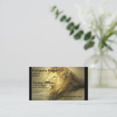 Löwe-Stolz-Visitenkarte Visitenkarte (Stehend Vorderseite)