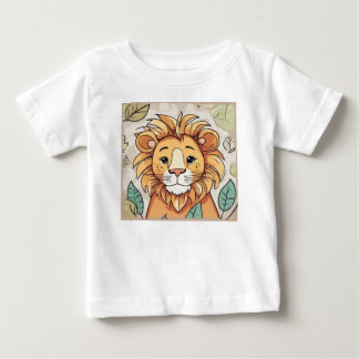 Löwe süß baby t-shirt