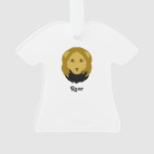 Löwe-T - Shirt-Verzierung Ornament (Rückseite)