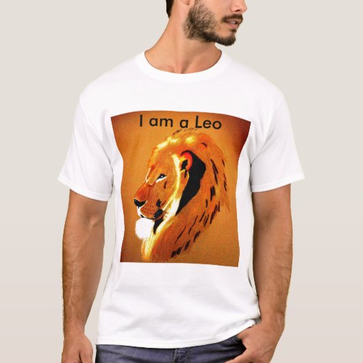 Löwe-T-Stück T-Shirt (Vorderseite)