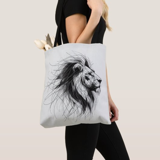 Löwe Tasche (Von Nahem)