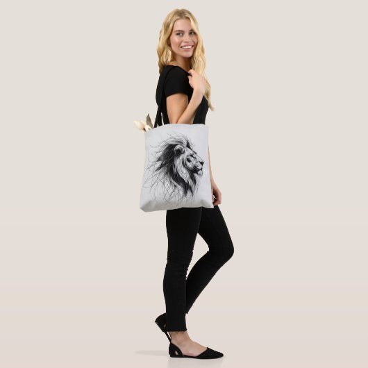 Löwe Tasche (Am Model)