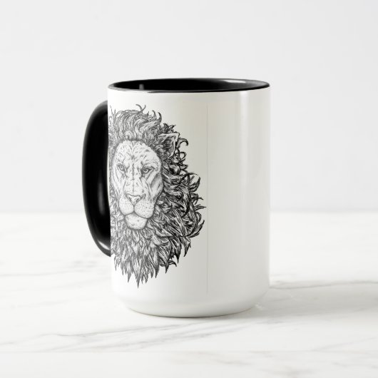 Löwe Tasse (Vorderseite Links)