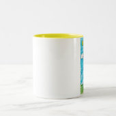 Löwe-Tasse Zweifarbige Tasse (Mittel)