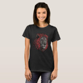 Löwe-Tier-Druck T-Shirt (Vorne ganz)