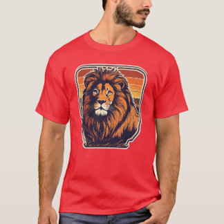 Löwe Tier Safari Löwe Geschenk T-Shirt