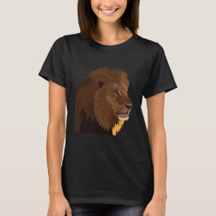 Löwe Tier Wildnis Löwe T-Shirt