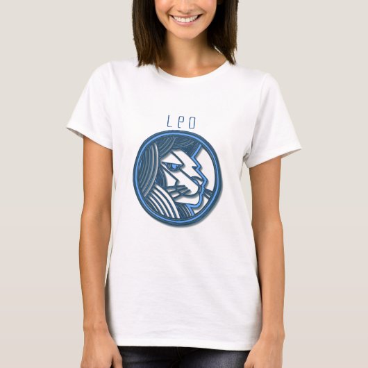 Löwe-Tierkreis-angepasster T - Shirt (Vorderseite)