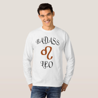 Löwe-Tierkreis cooles lustiges Badass T-Shirt