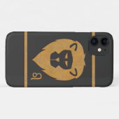 Löwe-Tierkreis-Löwe-Kopf-Marmor-Effekt Case-Mate iPhone Hülle (Rückseite (Horizontal))