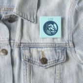Löwe-Tierkreis-Quadrat-Button Button (Beispiel)