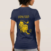 Löwe-Tierkreis-T - Shirt (Rückseite)