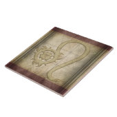 Löwe-Tierkreis-Zeichen Fliese (Seite)