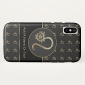 Löwe-Tierkreis-Zeichen personalisiert Case-Mate iPhone Hülle (Rückseite (Horizontal))