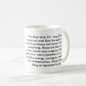 Löwe-Tierkreis-Zeichen-Tasse Kaffeetasse (VorderseiteRechts)