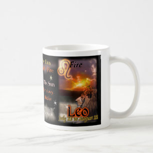 Löwe-Tierkreistierkreis Schale Kaffeetasse