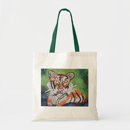 Löwe/Tiger-Tote-Beutel Tragetasche (Vorne)