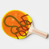 Löwe Tischtennis Schläger (Seitenansicht)