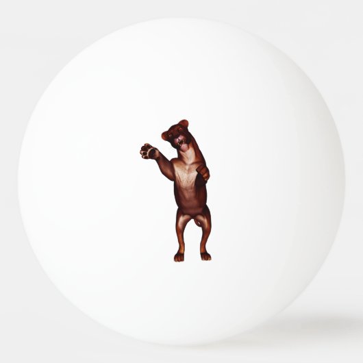 Löwe Tischtennisball (Vorderseite)