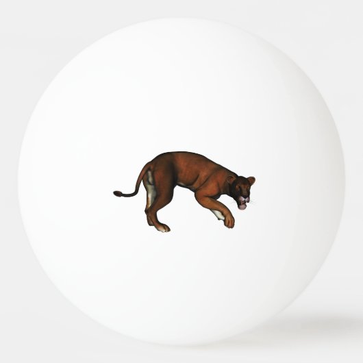 Löwe Tischtennisball (Vorderseite)