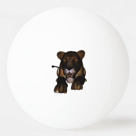 Löwe Tischtennisball (Vorderseite)