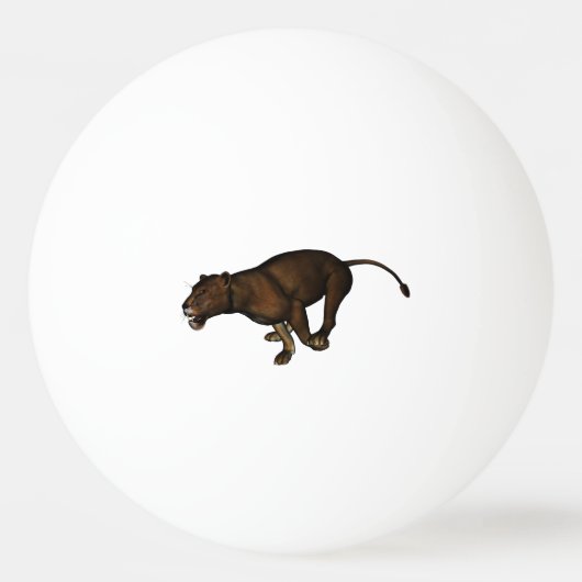 Löwe Tischtennisball (Vorderseite)